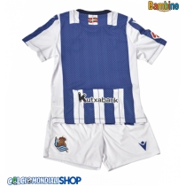 Maglie da calcio Real Sociedad Prima Maglia Bambino 2025-26 Manica Corta (+ Pantaloni corti)